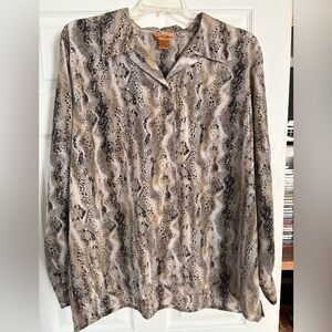 Milano Beige and Black Patterned Shirt